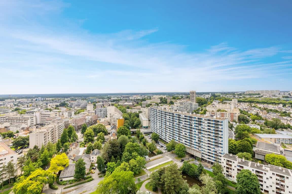 Bellevue, Appartement T2, Terrasse & Parking Rennes Exterior foto